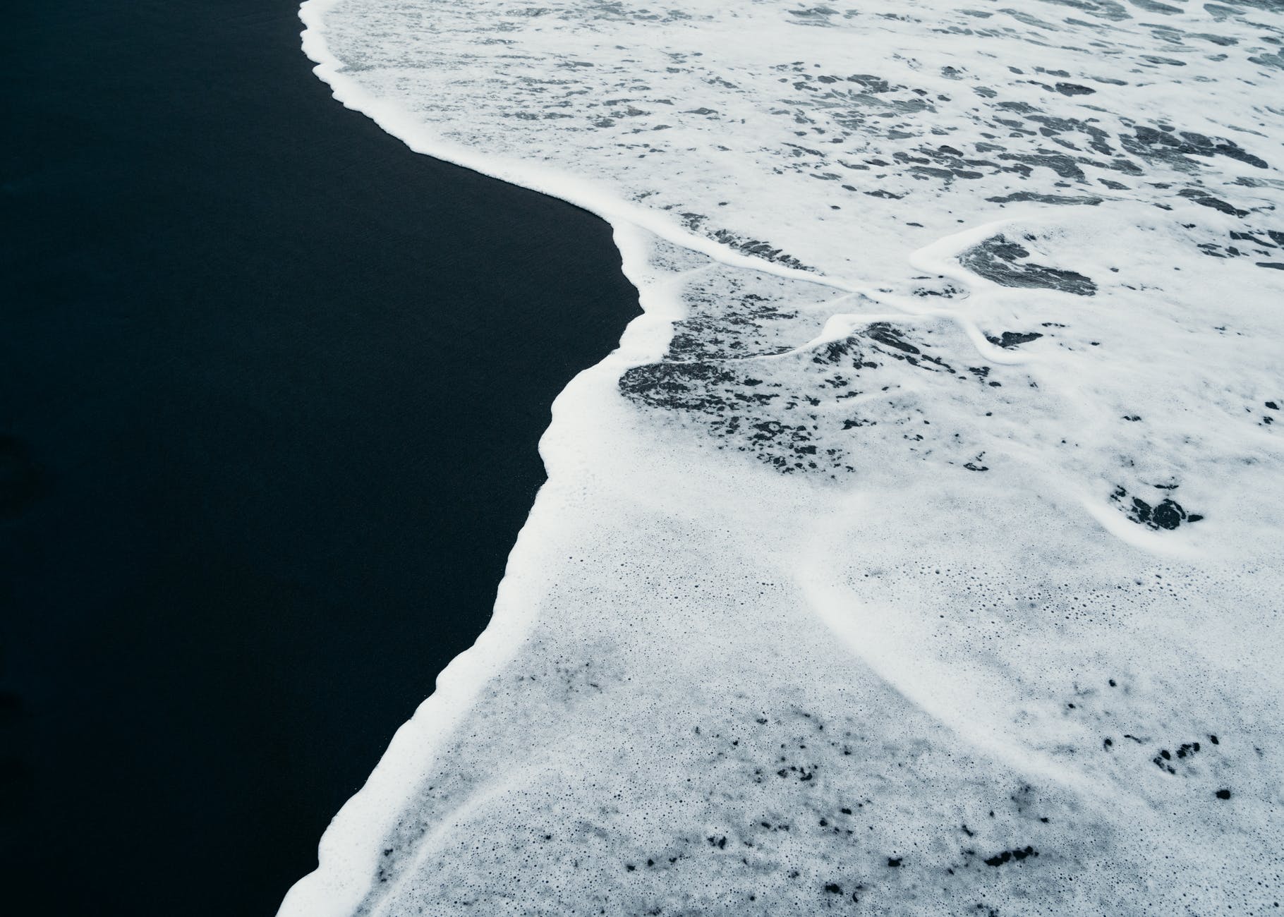 aerial view of beach